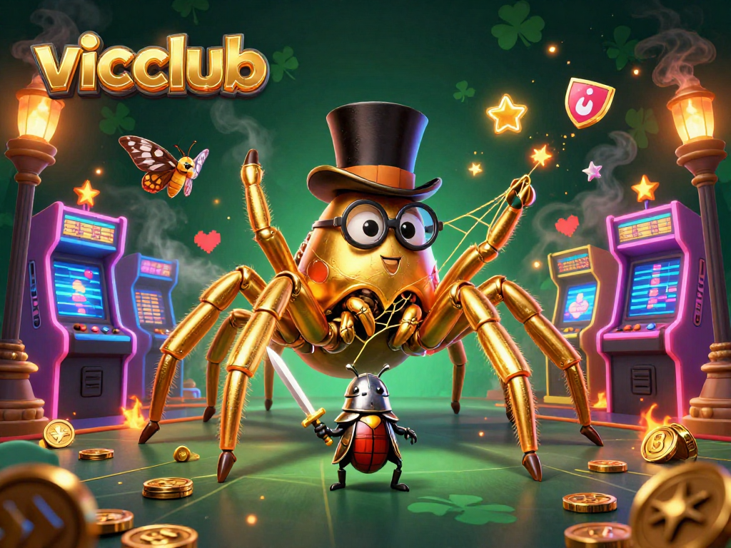 Engage with the vicclub experience through a captivating 3D casino adventure with dynamic characters.