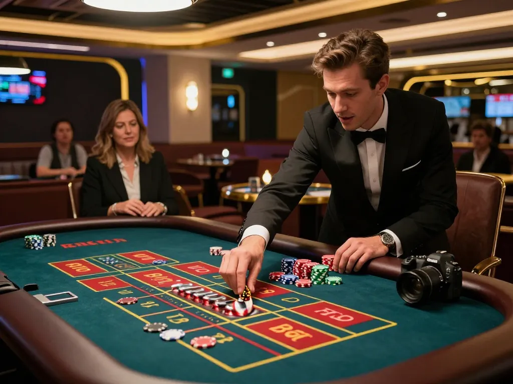F168 players placing bets at a roulette table in an elegant casino, capturing the thrill of gameplay.
