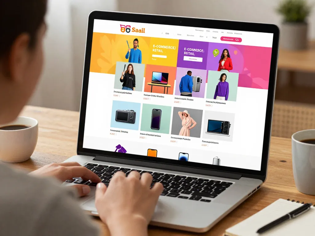 Discover exciting sales at https://hubet88.icu/ while shopping online in a bright and inviting home office.