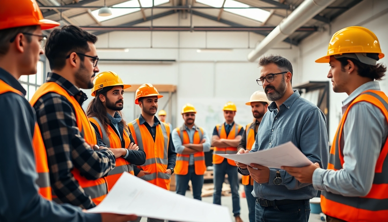 Experience construction training in an engaging workshop with diverse learners sharing knowledge.