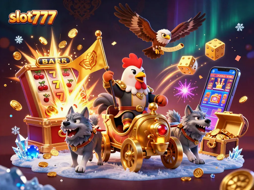 Mainkan slot777 secara mendebarkan dengan simbol keberuntungan yang melimpah dan jackpot cerah.