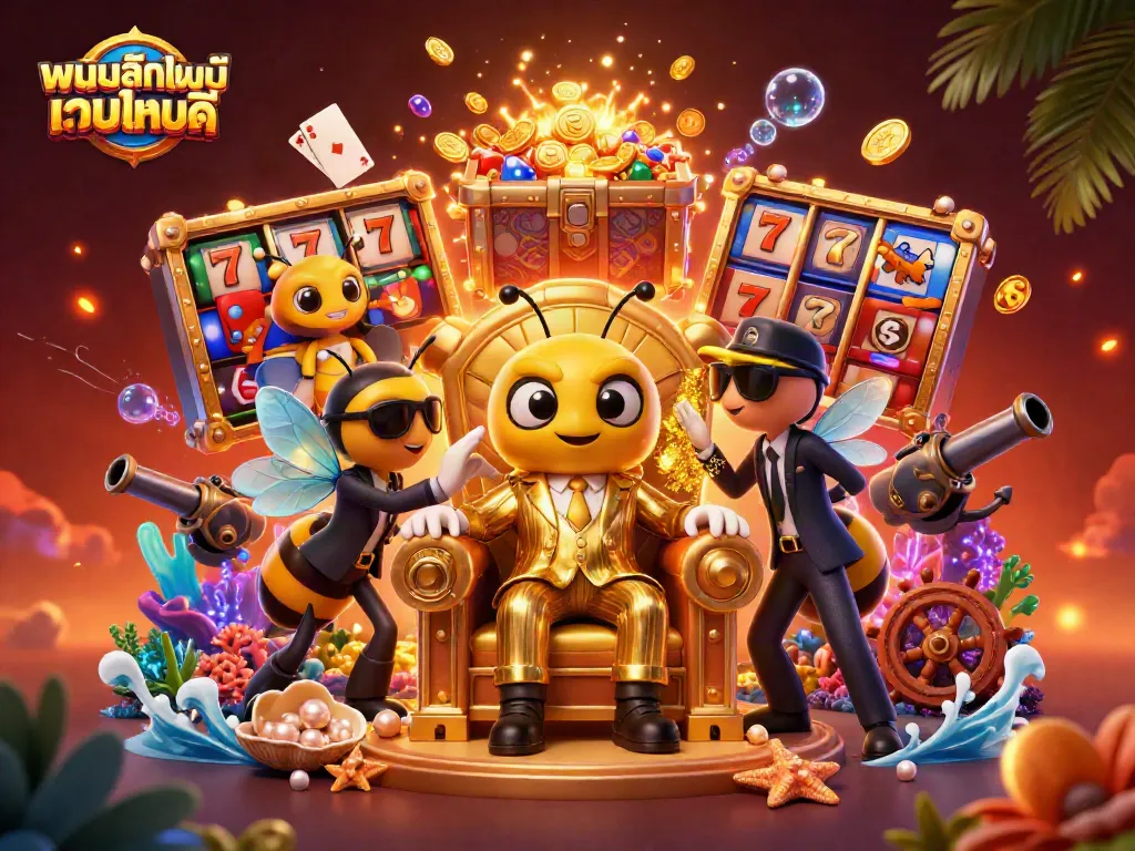 เล่นพนันออนไลน์ เว็บไหนดี กับ 3D อิลลัสเตรชั่นคาสิโนที่เต็มไปด้วยสีสัน