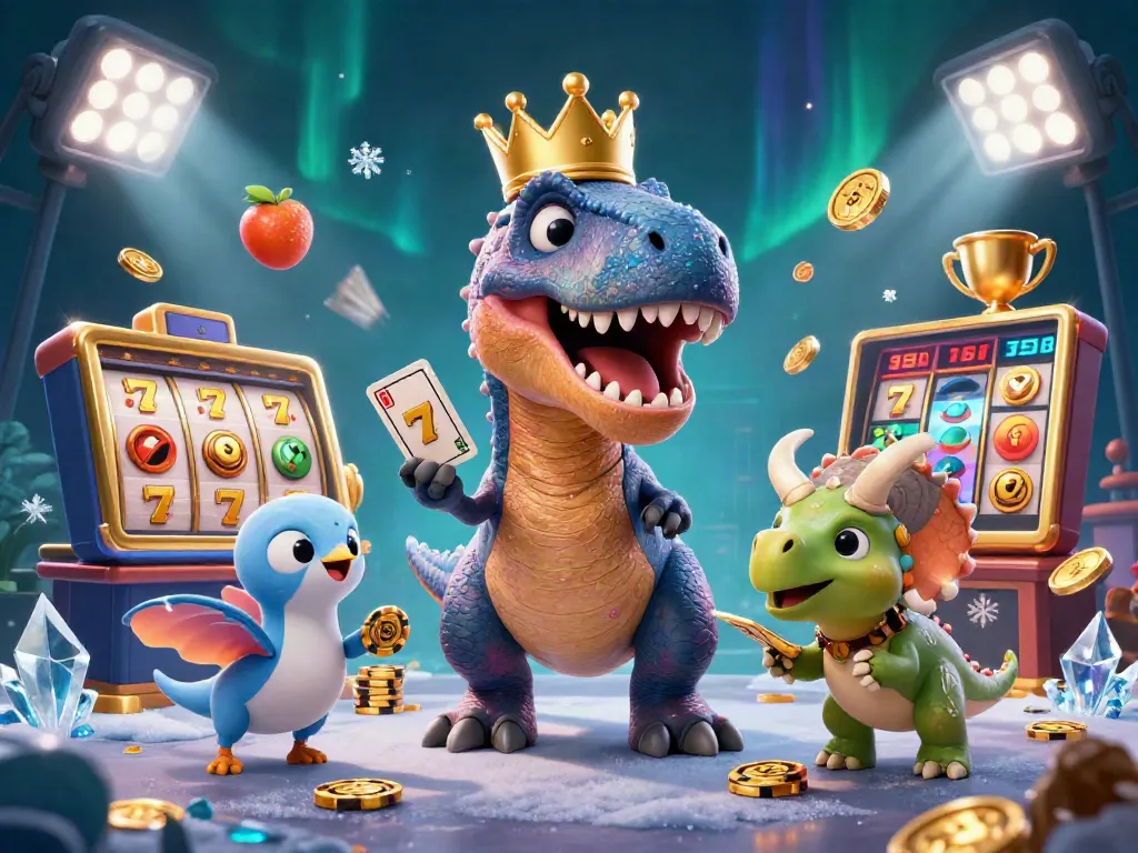 Gioca ai casinò online e vivi emozioni uniche con il nostro divertente T-Rex e triceratops in azione.