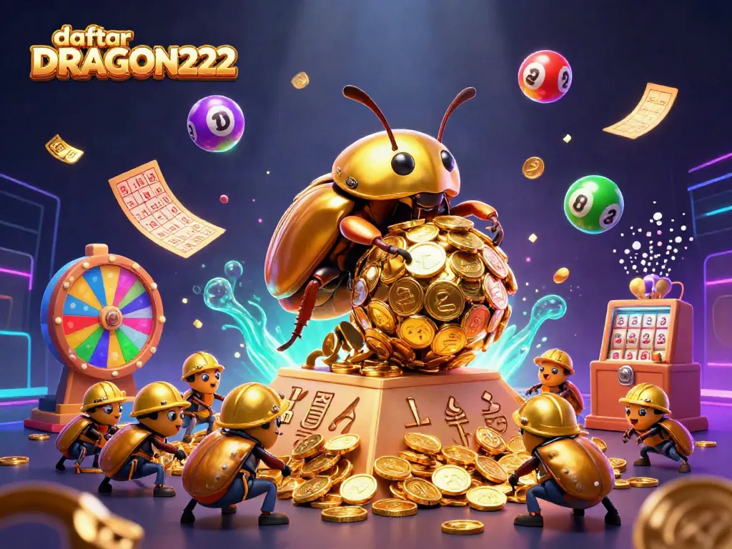 Experience the thrill of winning with daftar DRAGON222 and uncover slot secrets in this vibrant casino scene.