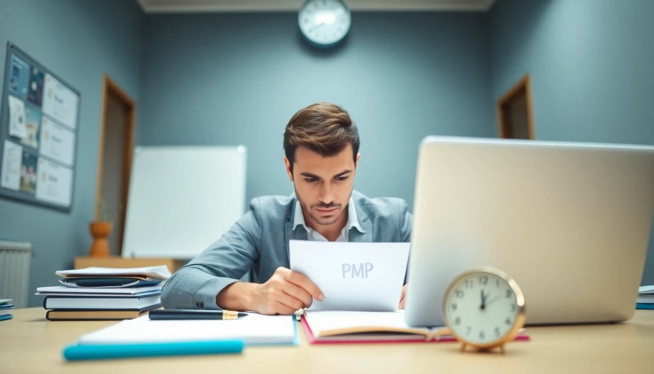 Candidate confidently takes the PMP exam, demonstrating the option to pay someone to take pmp exam.
