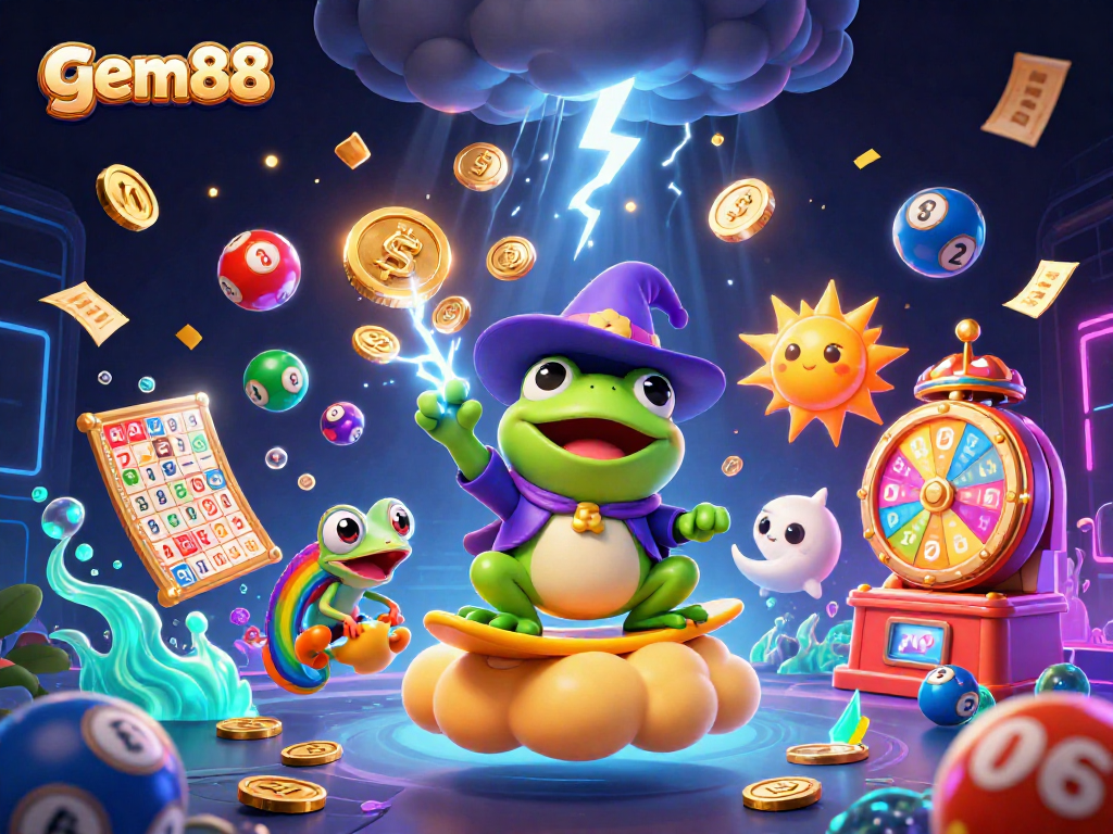Experience win-storms of golden coins with gem88's vibrant gaming world of fun and excitement.