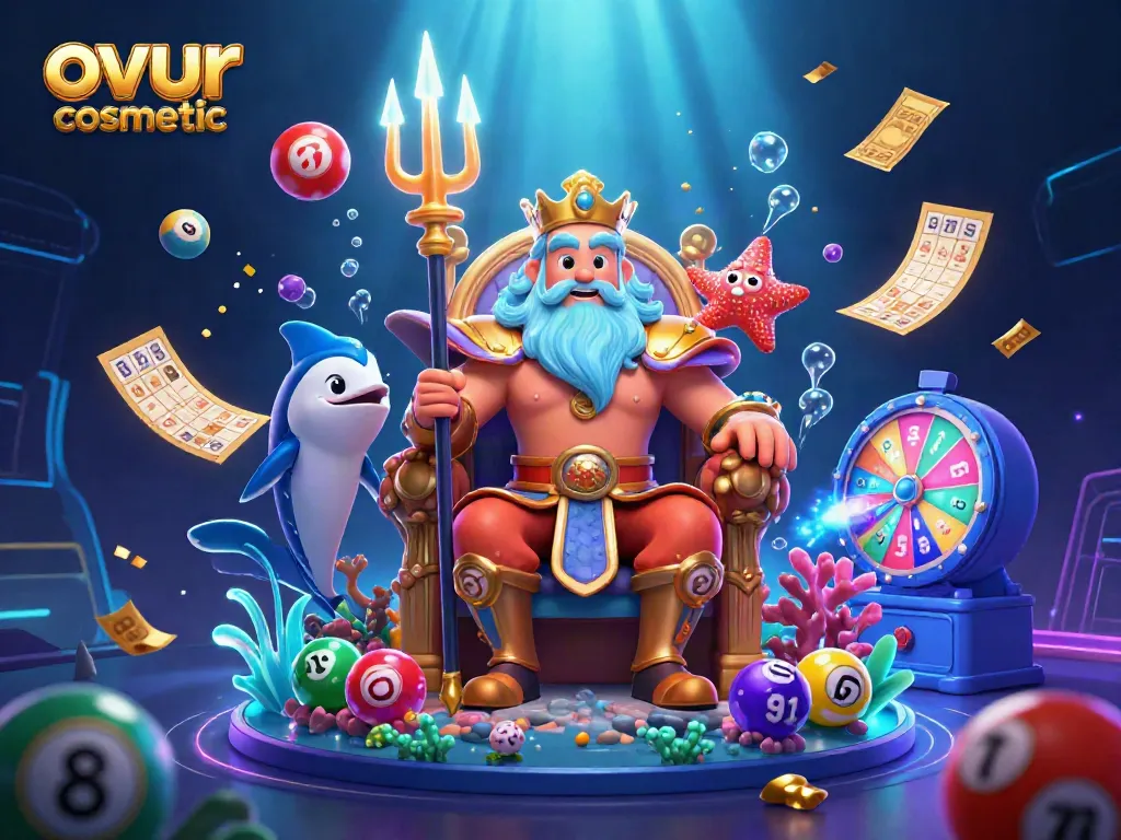 Engage with ovur cosmetic in an exhilarating lottery scene featuring vibrant elements.