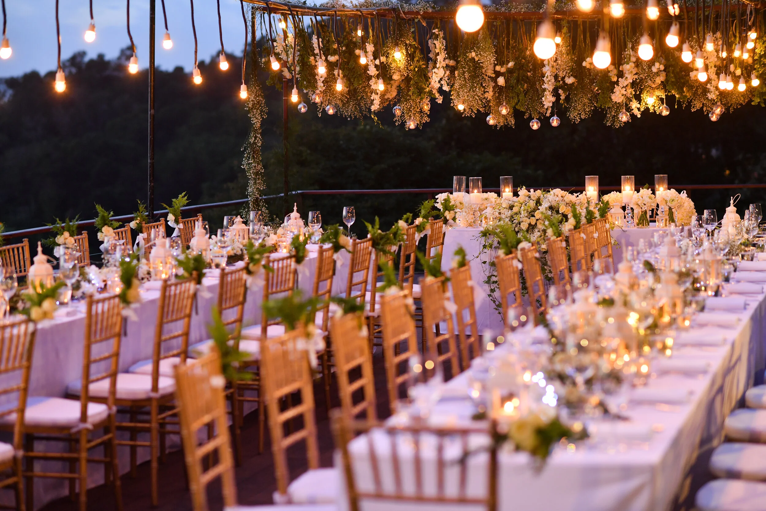 Outdoor Party Rentals with Tents, Tables &amp; Chairs