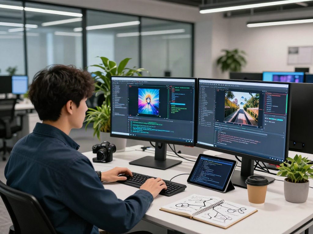 AI Image Detector analysis in a modern digital workspace highlighting technology innovations.