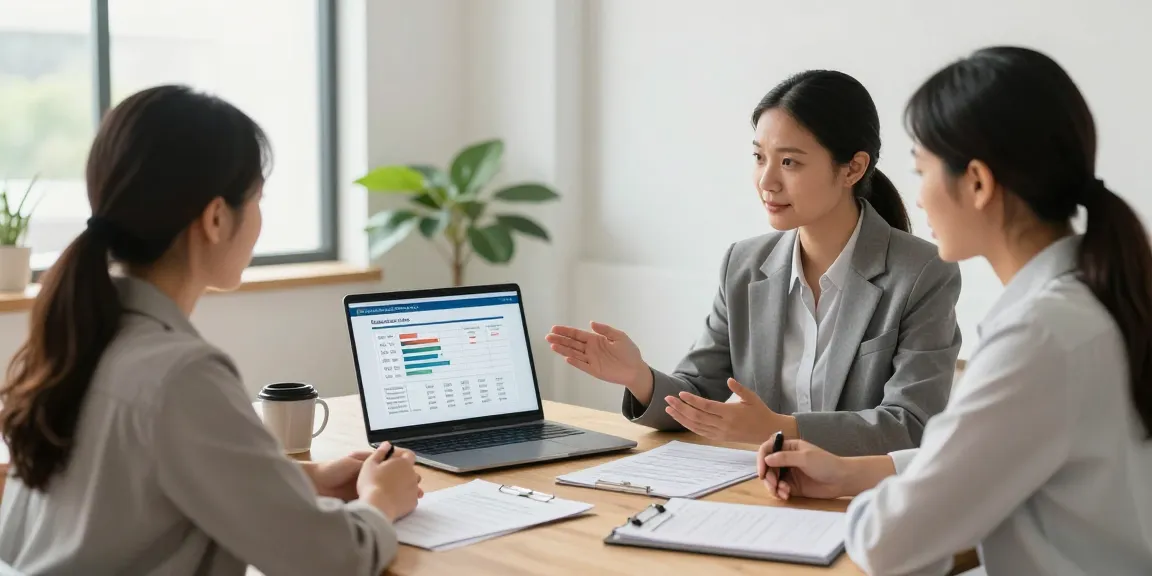 Credit Consolidation Canada consultation with financial advisor helping a couple review debt options in a bright office.