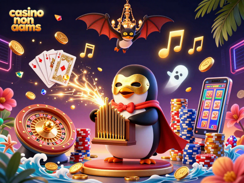 Gioca nei migliori casinò non AAMS con il pinguino fantasma d'opera e opere nascoste di fortuna