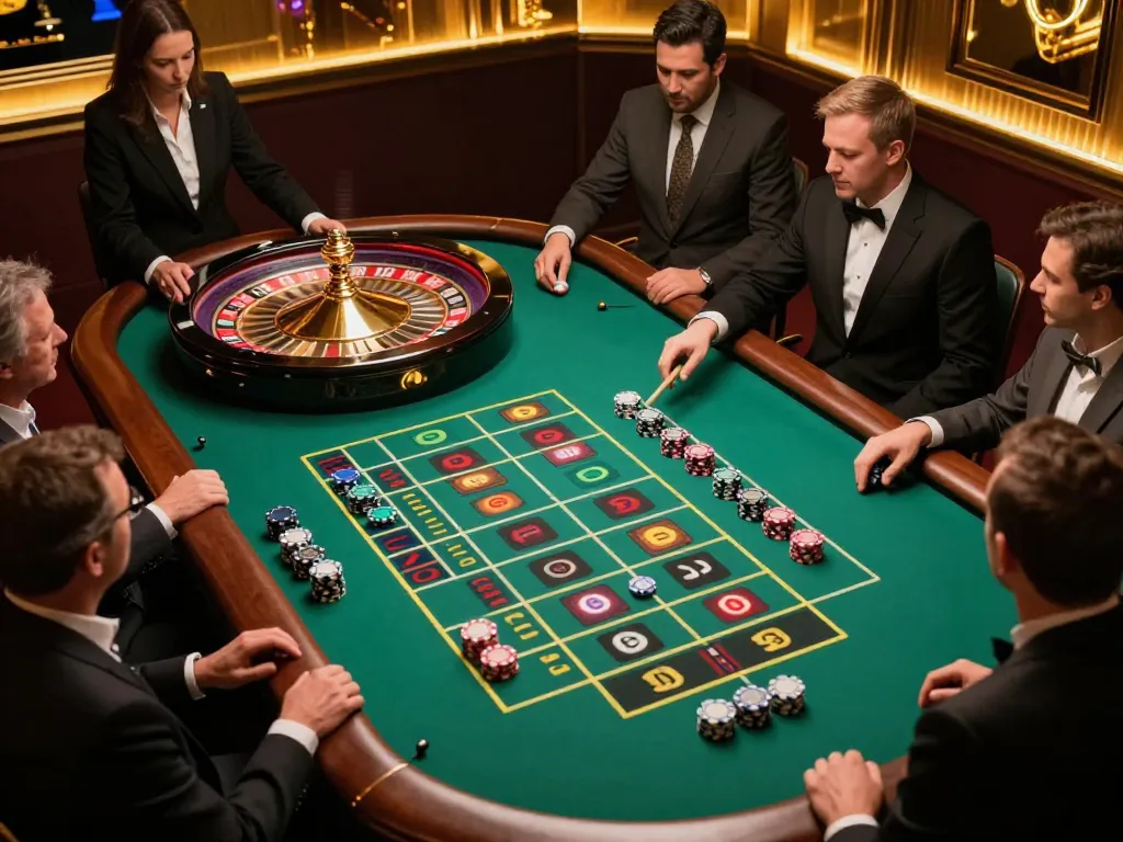 Experience top quality widgets while placing bets at an exhilarating roulette table in a vibrant casino setting