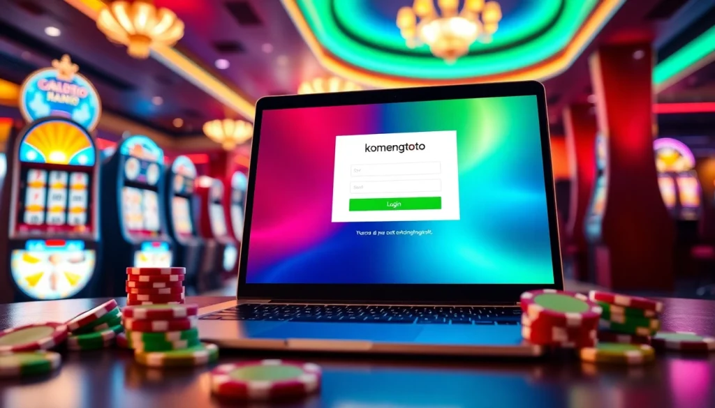 Login ke komengtoto dengan antarmuka modern yang menarik dan mendebarkan.