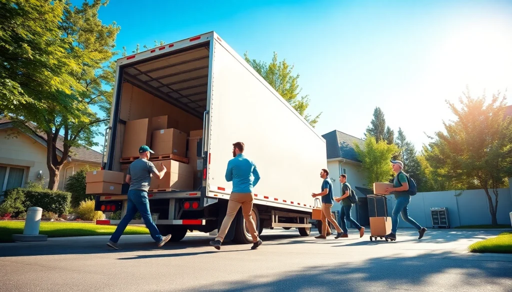 Efficient team of movers exemplifying a Toronto moving company in action.