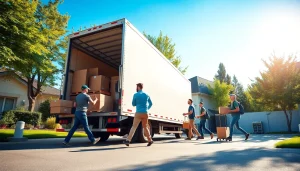 Efficient team of movers exemplifying a Toronto moving company in action.