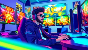 Menampilkan daftar ggsoft game dalam konteks setup bermain yang dinamis dan berwarna-warni.