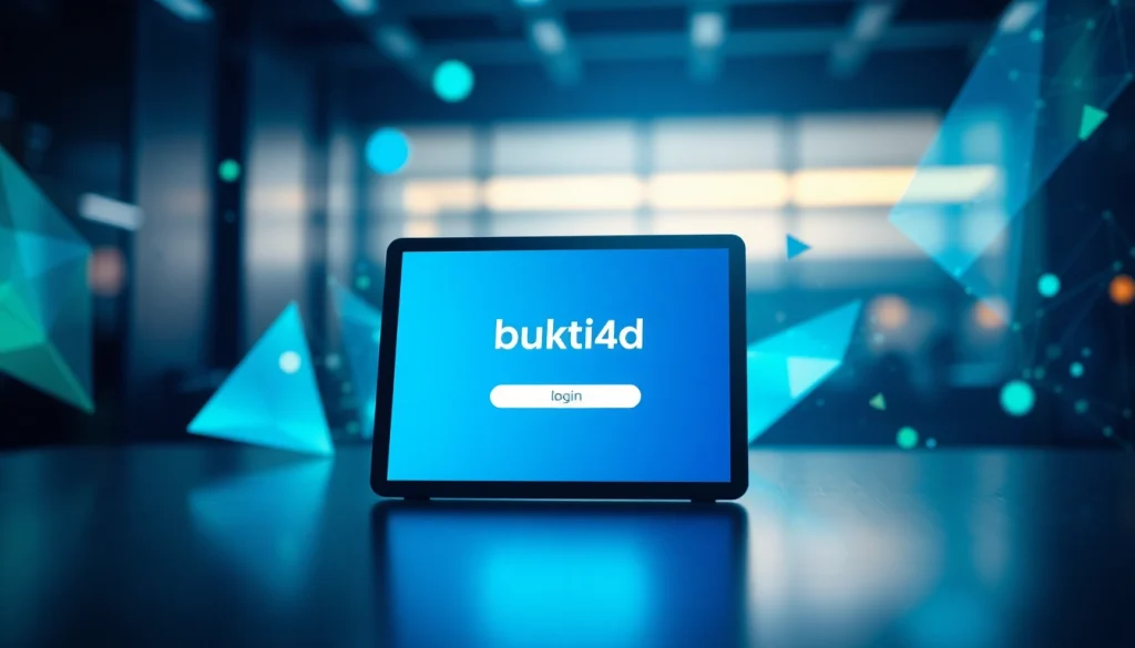 Akses bukti4d login dengan antarmuka modern di perangkat digital.