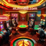 Experience thrilling online gambling at mm88.com with vibrant slot machines and engaging poker action.