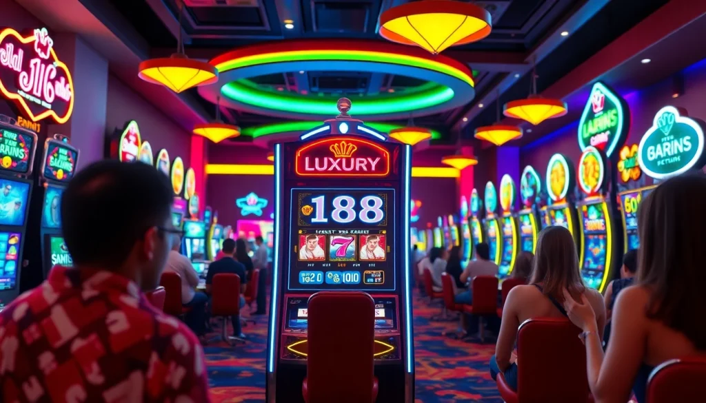 Mainkan slot luxury138 secara langsung dengan suasana kasino yang mendebarkan dan pemain yang antusias.