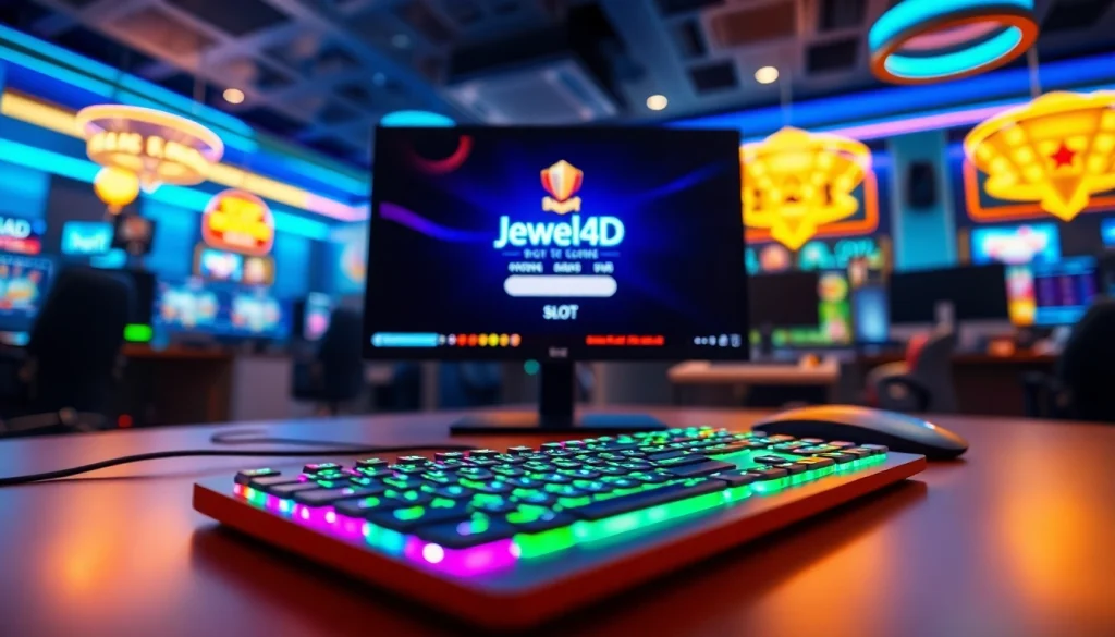 Login ke jewel4d login slot dengan antarmuka kasino modern yang menarik.