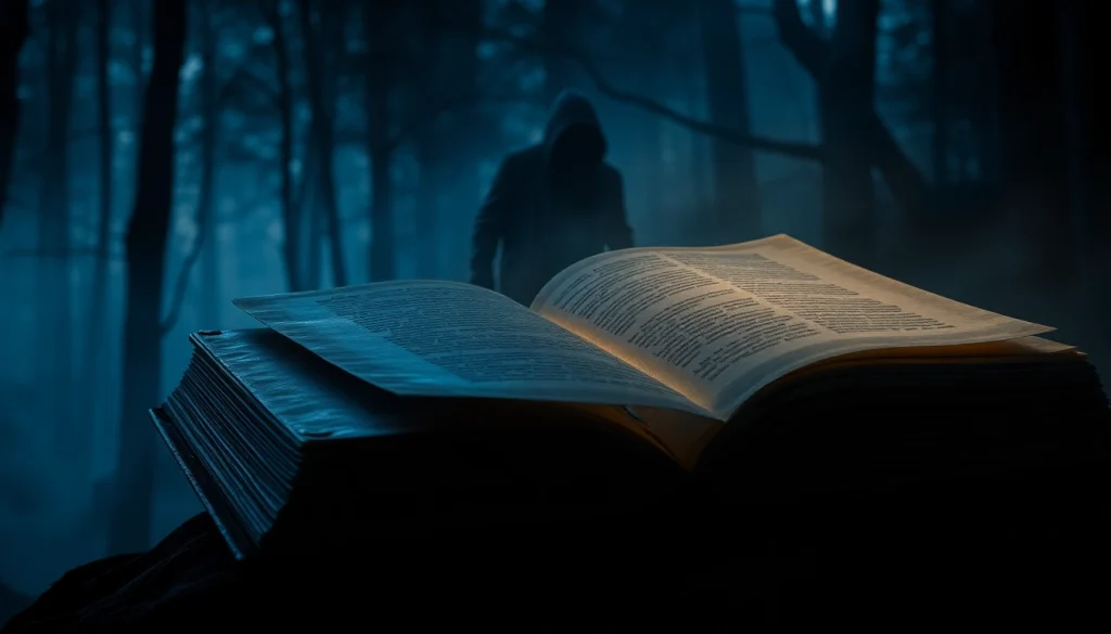 Engaging thriller book cover showcasing suspenseful elements and a mysterious atmosphere.