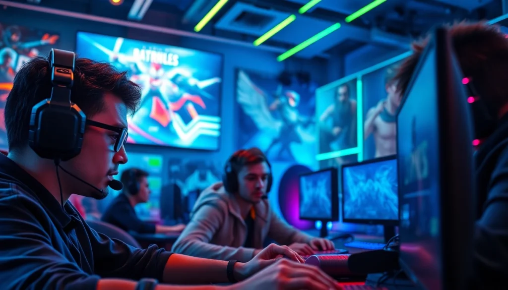 Watch gamers interact and compete at the energetic https://gamelevate.com gaming lounge.