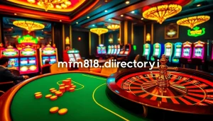 Discover thrilling gambling experiences at https://mm88.directory/ with vibrant poker and roulette scenes.
