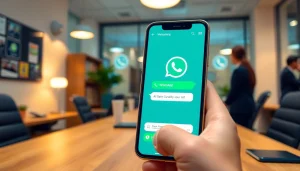 Engaging WhatsApp Business API interaction showcasing communication between a customer and a business.