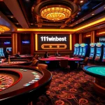 Experience the thrill of gambling at 11win.best with vibrant casino tables and engaging players.