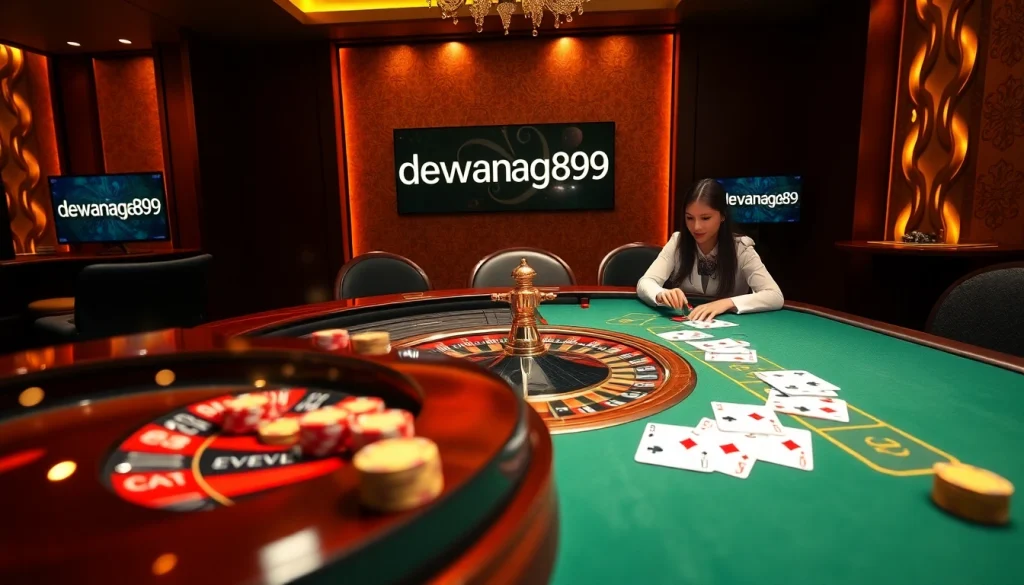 Ikuti keseruan di Dewanaga89 dengan permainan kasino yang hidup dan aksi roulette mewah.