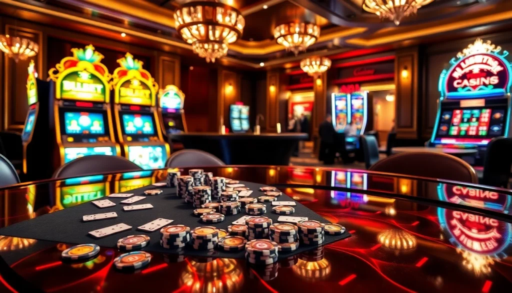 Experience the excitement of 789f best with poker chips and bright slot machines.