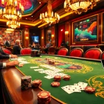 Experience the thrill of đăng nhập 888b with luxurious casino visuals featuring poker games and betting slips.