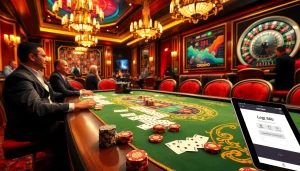 Experience the thrill of đăng nhập 888b with luxurious casino visuals featuring poker games and betting slips.