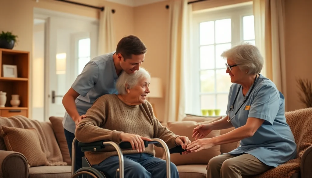 Senior caregivers Austin TX providing compassionate assistance in a comforting environment.