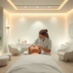 Relaxing treatment at a medspa near me with serene decor and professional care.