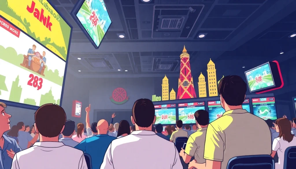 Engaging view of sports betting Alabama with enthusiastic fans and dynamic sportsbook atmosphere.