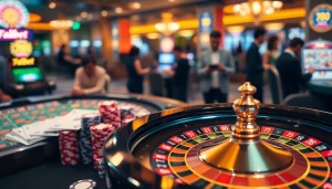 Experience thrilling gaming with 789bet link mới featuring poker chips and vibrant casino elements.