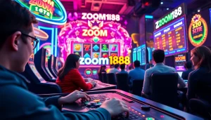 Menggambarkan pengalaman gaming online zoom188 yang seru dengan pemain aktif dan antusiasme yang tinggi.