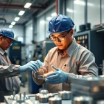Plating on high silicone aluminium Malaysia in a modern diecasting facility.