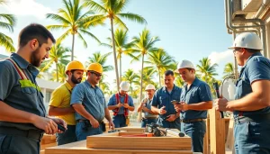 Engaged students learning skills at hawaii trade schools, showcasing hands-on training and collaboration.