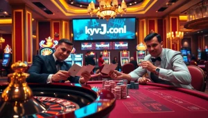 Experience thrilling gambling at https://kjc.onl/ with a luxurious casino atmosphere featuring roulette and poker.