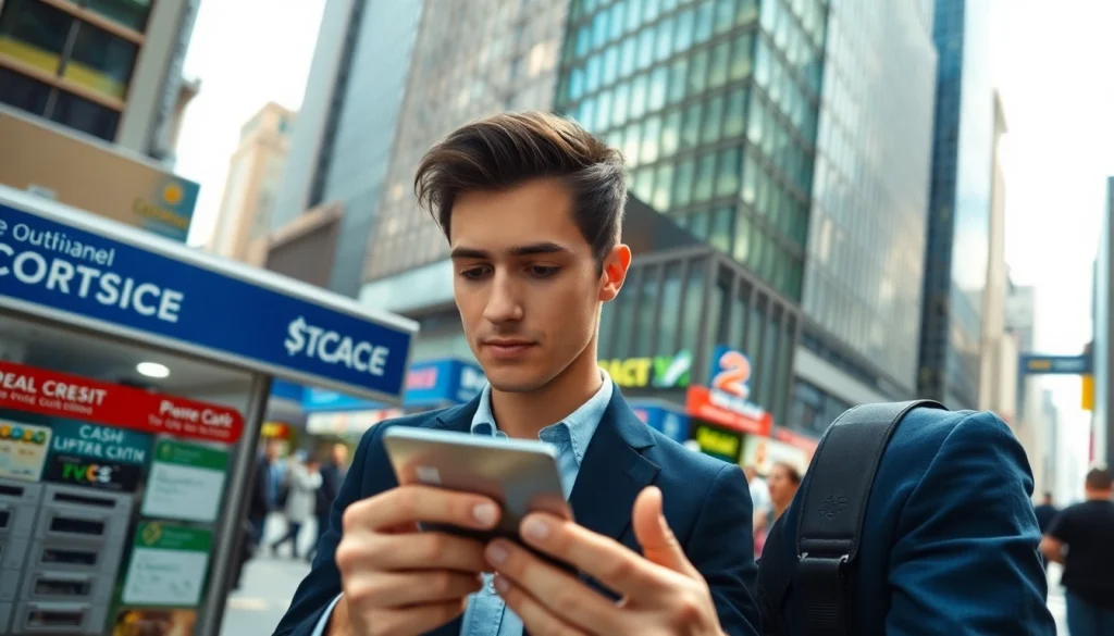 신용카드 현금화를 이용하는 젊은 성인과 다양한 금융 자원