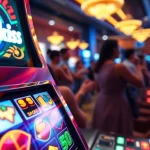 สัญลักษณ์ที่น่าตื่นเต้นจาก 918kiss slot พร้อมกับบรรยากาศของคาสิโนที่มีชีวิตชีวา