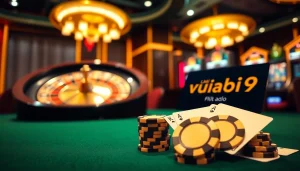 Experience thrilling gameplay with nhà cái vuabai9 in a vibrant casino atmosphere.
