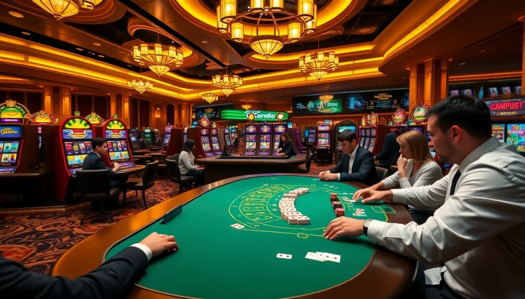 Experience thrilling gambling action with Link F8BET at a luxurious casino.