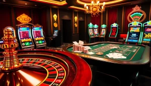 Trải nghiệm cảm giác hồi hộp cùng Bet VIP với hình ảnh casino sống động, nổi bật với các chip poker và bàn roulette.