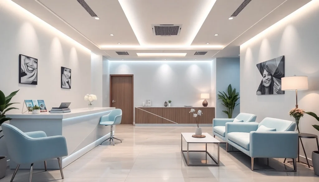 Best dental clinic in Malaysia reception area, welcoming and modern design.