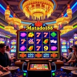 Menampilkan pengalaman bermain matador168 slot di kasino dengan pemain yang antusias.