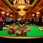 Players engage in high-stakes poker action at s88vip, featuring vibrant chips and luxury surroundings.