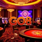 Experience thrilling gameplay at GO8 with exciting table games and vibrant slot machines.